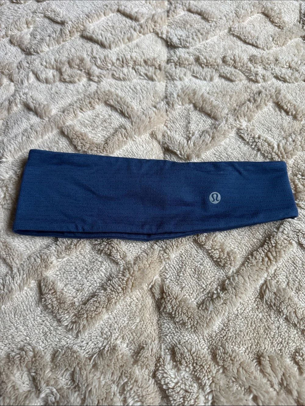 Lululemon Navy Blue Headband With Gripps